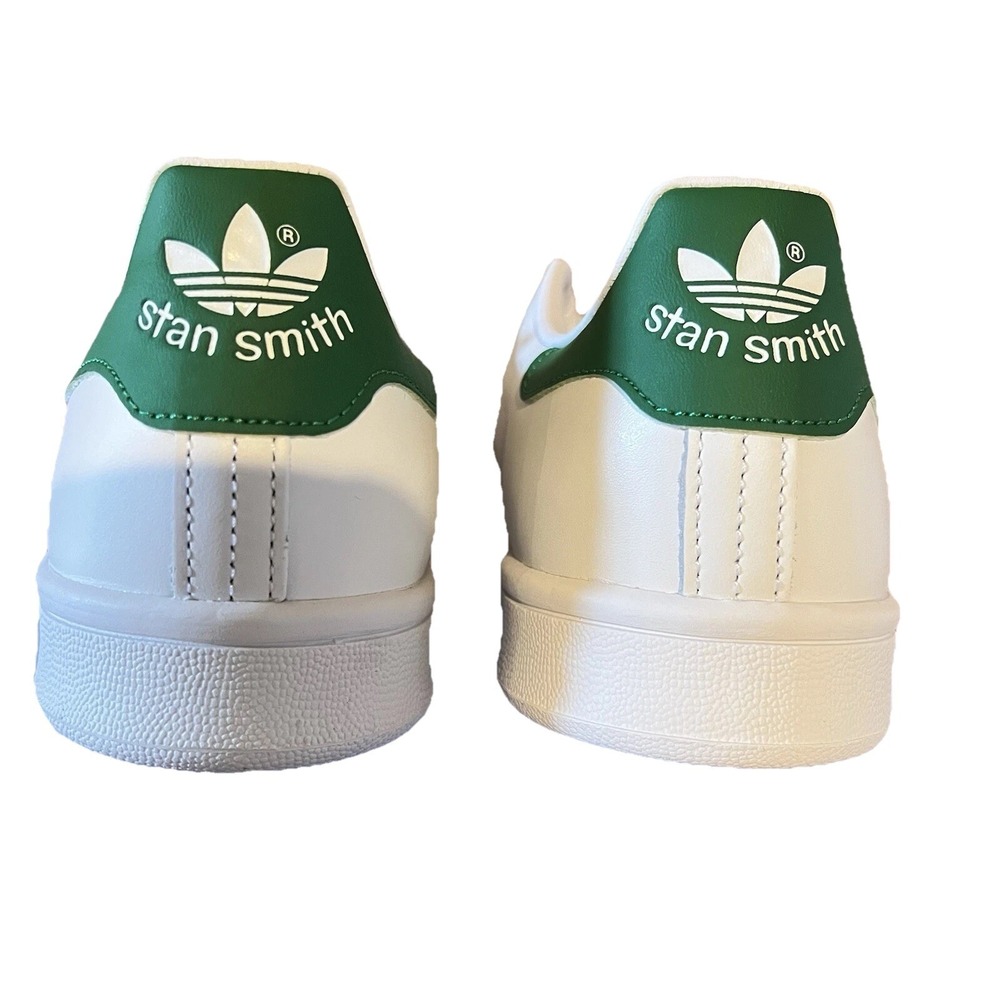 Adidas Originals Men Stan Smith Shoes Sz 8 White Sneaker Leather Casual Athletic - Picture 5 of 15